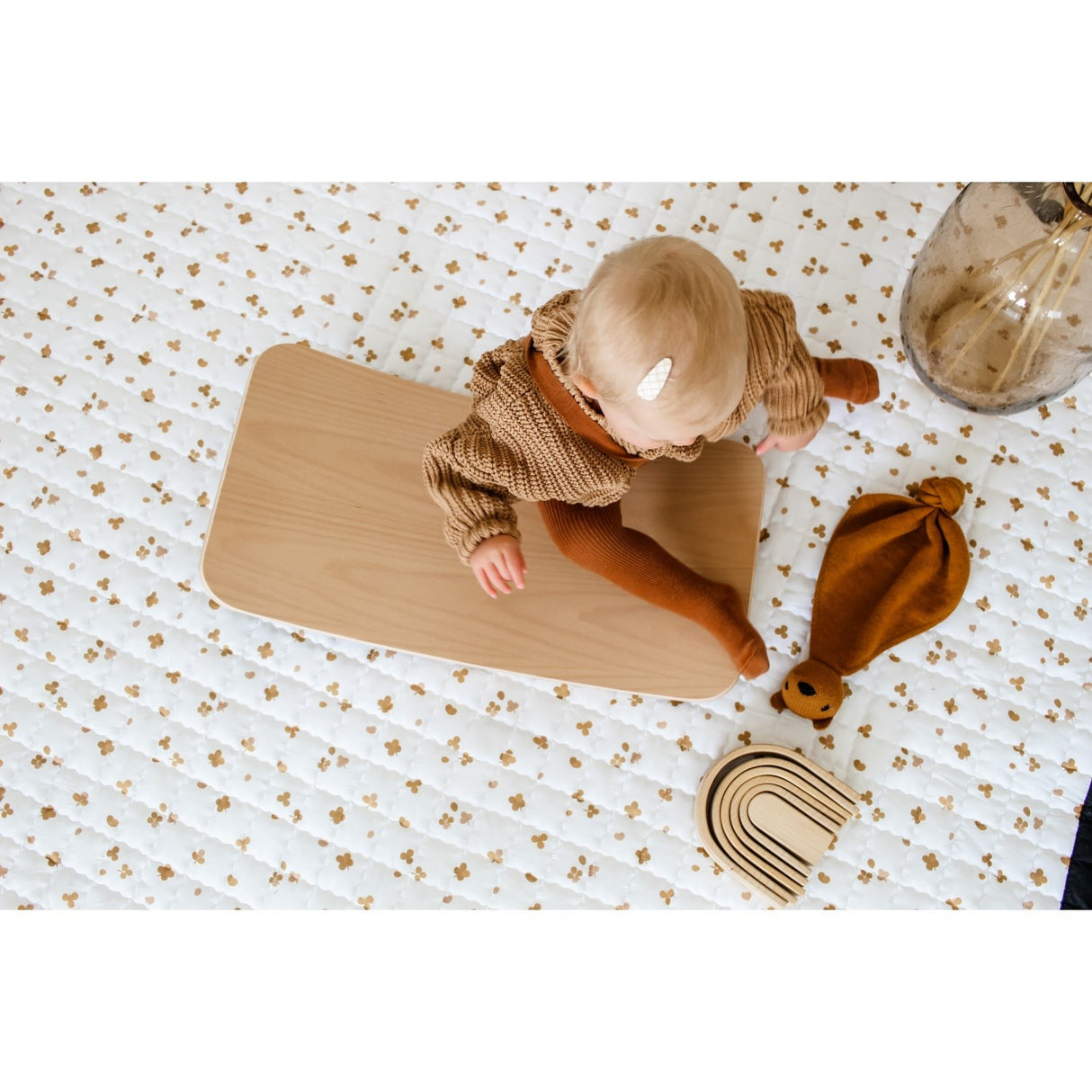 Curve Lab Tiffanys Blue Little Arc Small Balance Board Felt