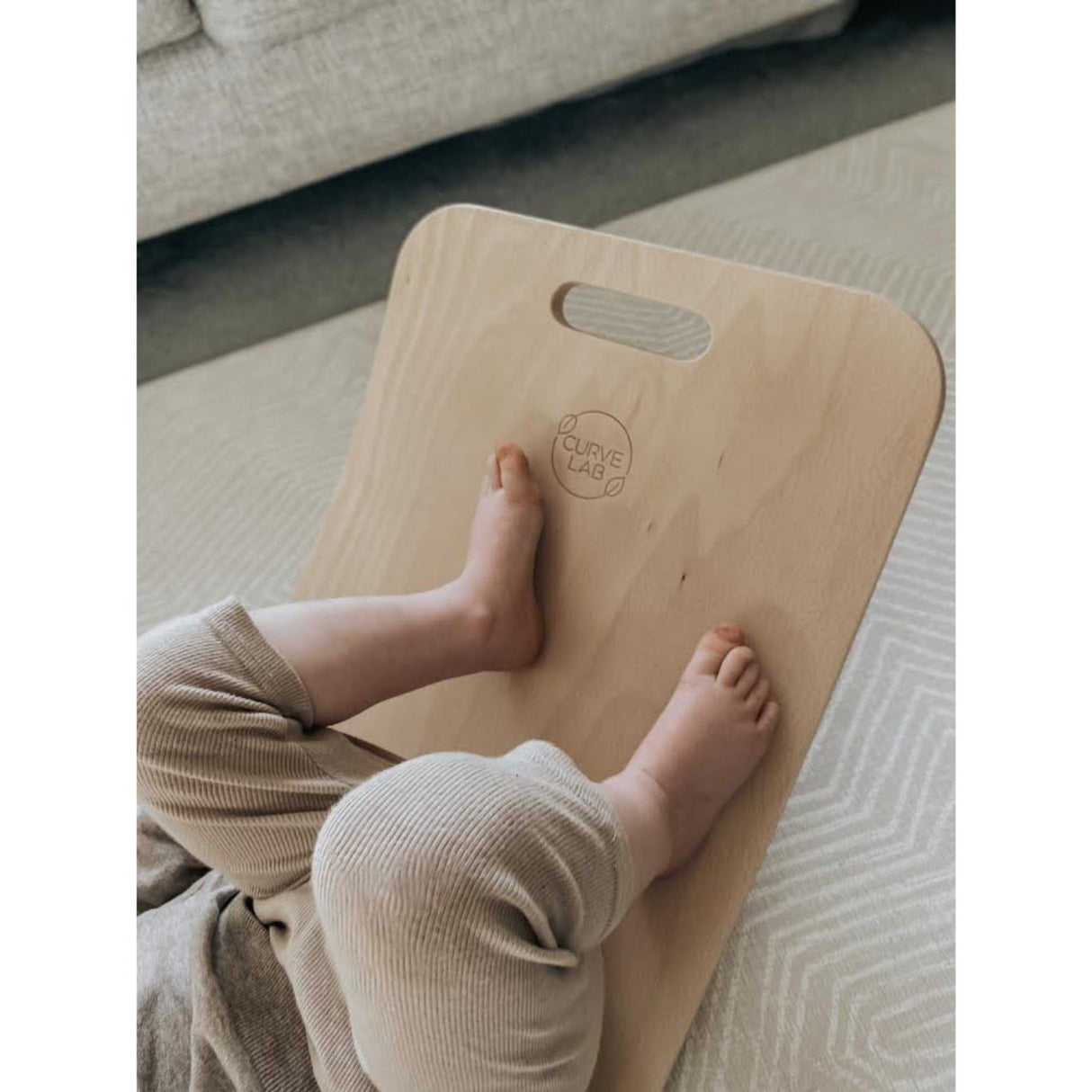 Curve Lab Grey Perfect Arc Balance Board Felt