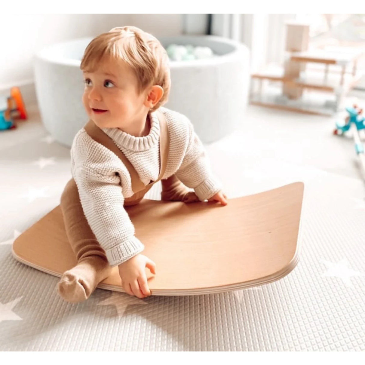 Curve Lab Tiffanys Blue Little Arc Small Balance Board Felt