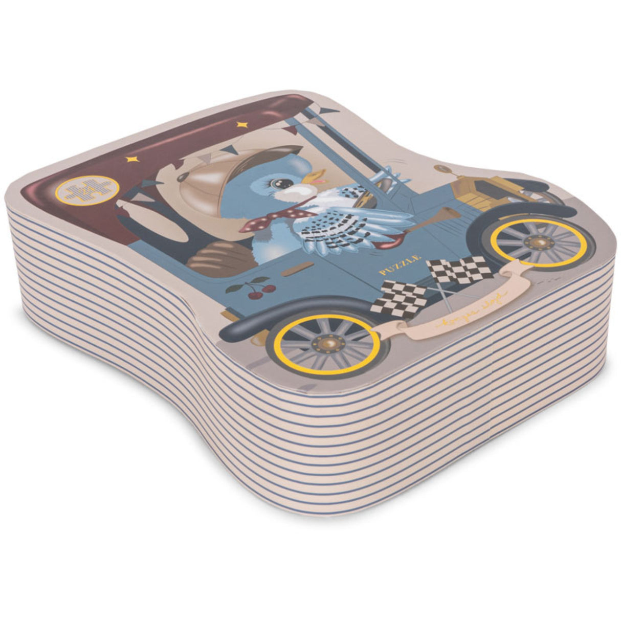 Konges Sløjd Car Birdie Birdie Puslespill Fsc