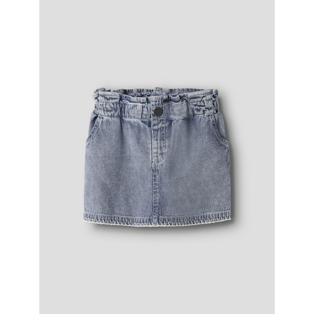 Lil'Atelier Medium Blue Denim Nmffunda Loose Dnm Skjørt 5552-Fd Lil