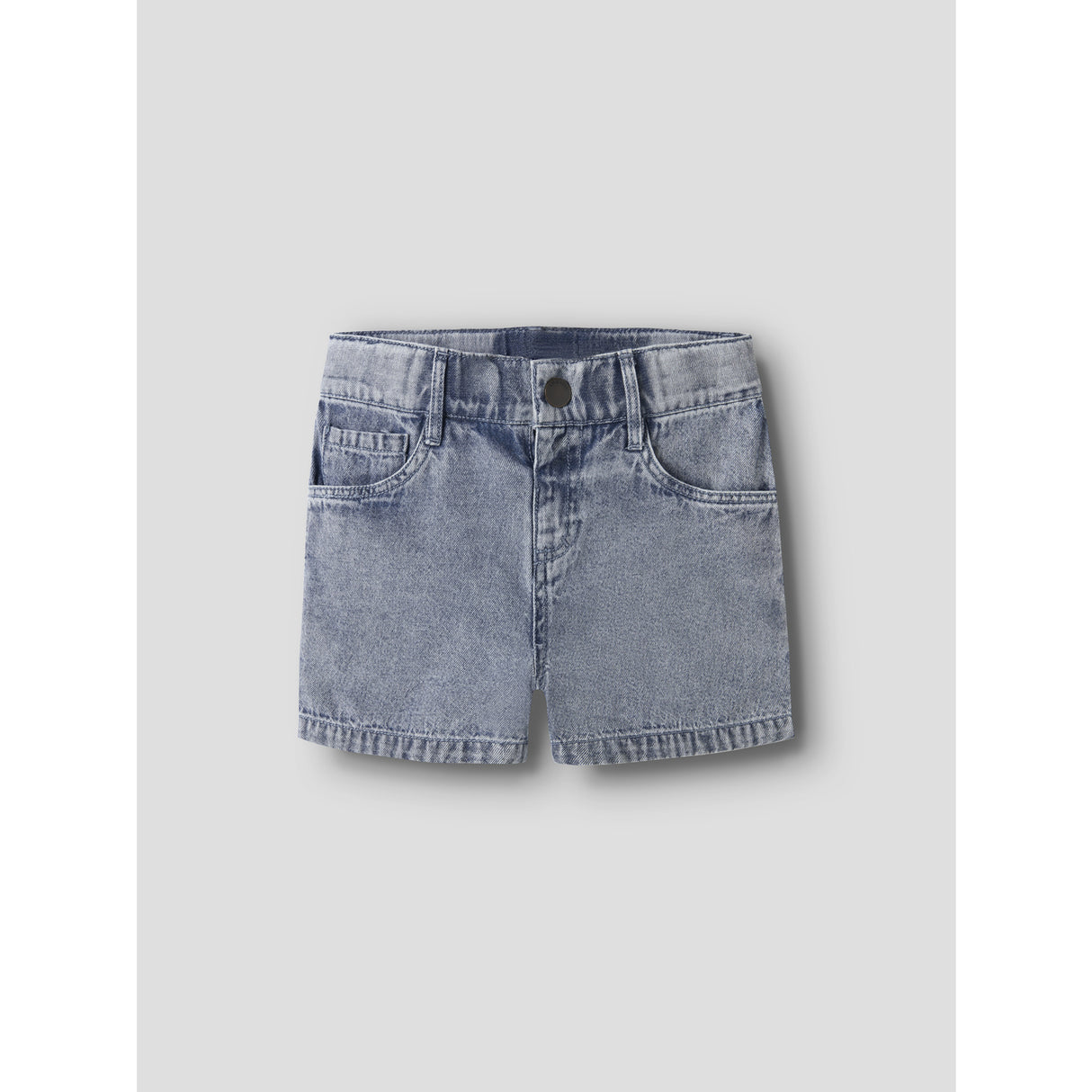 Lil'Atelier Medium Blue Denim Nmmfunda Loose Dnm Shorts 5552-Fd Lil