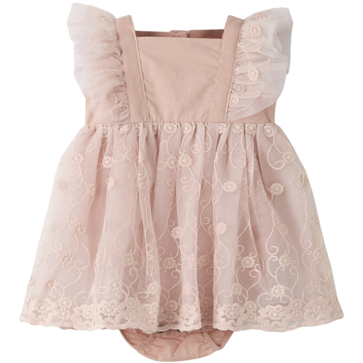 Lil'Atelier Peach Whip Nbffeya Sl Tyll Body Kjole Lil