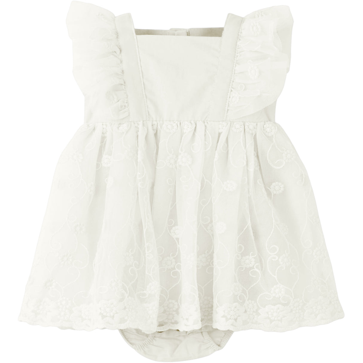 Lil'Atelier Coconut Milk Nbffeya Sl Tyll Body Kjole Lil