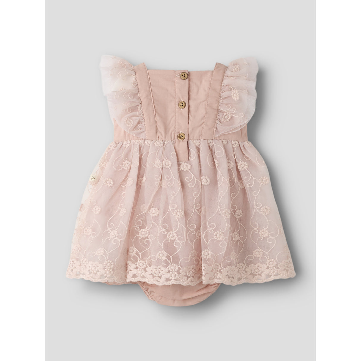 Lil'Atelier Peach Whip Nbffeya Sl Tyll Body Kjole Lil