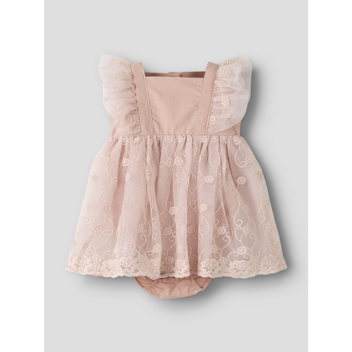 Lil'Atelier Peach Whip Nbffeya Sl Tyll Body Kjole Lil