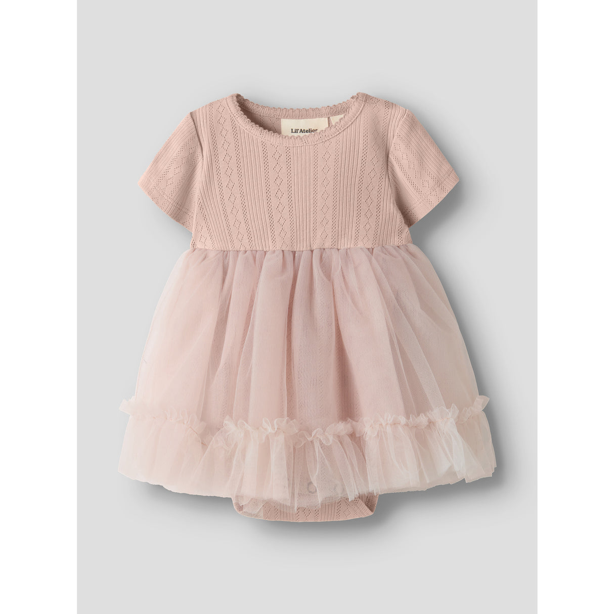 Lil'Atelier Peach Whip Nbffanella Ss Body Tyll Kjole Lil