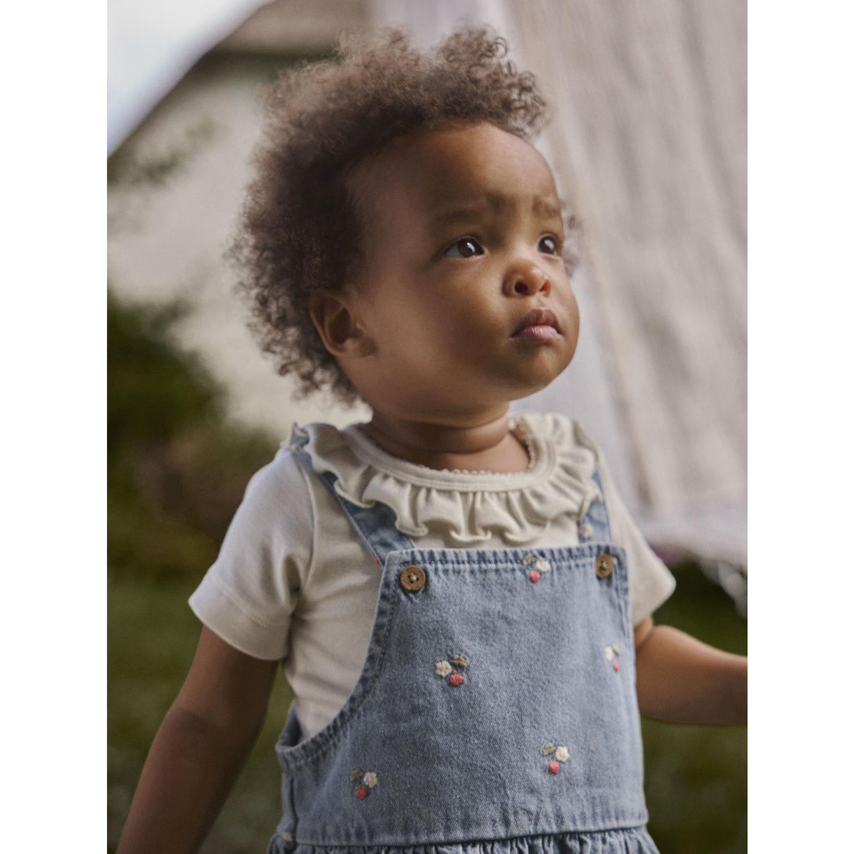 Lil'Atelier Medium Blue Denim Emb Nbffunda Dnm Emb Skirtall 2106-Fd Lil
