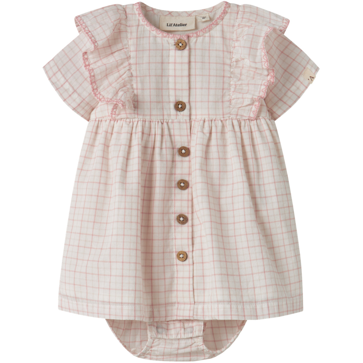 Lil'Atelier Coconut Milk Nbfhedda Ss Loose Body Kjole Lil
