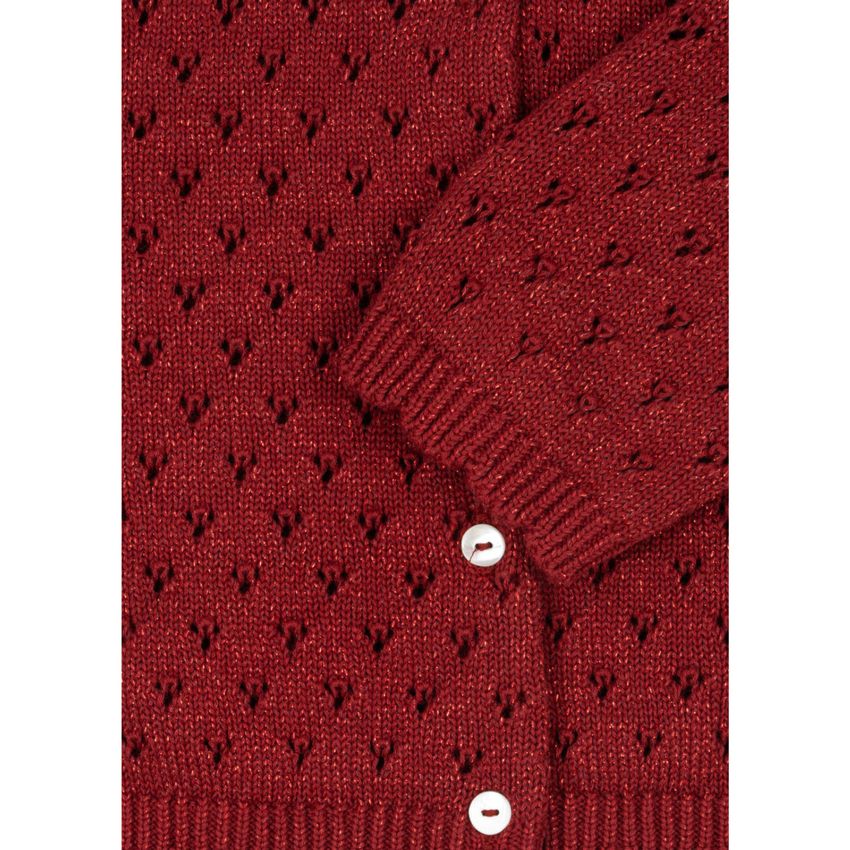 Konges Sløjd Red Dahlia Holiday Strikk Cardigan