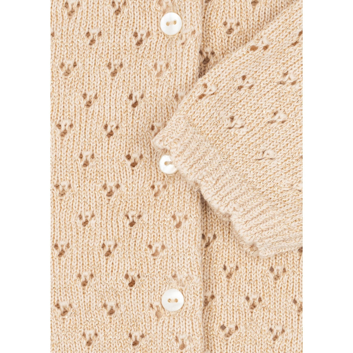 Konges Sløjd Buttercream Holiday Strikk Cardigan