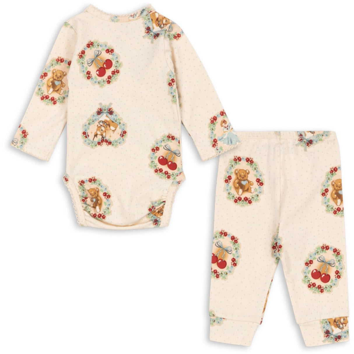 Konges Sløjd Deer Diary Basic Newborn Sett Gots