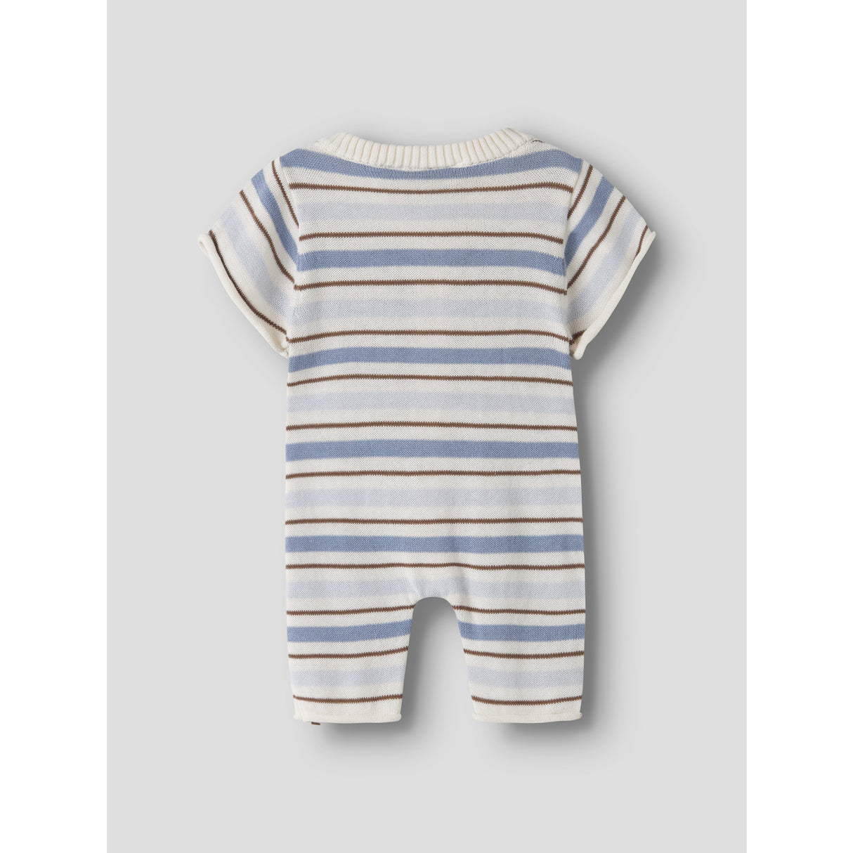 Lil'Atelier Coconut Milk Dusty Blue Nbmhito Ss Strikk Drakt Lil