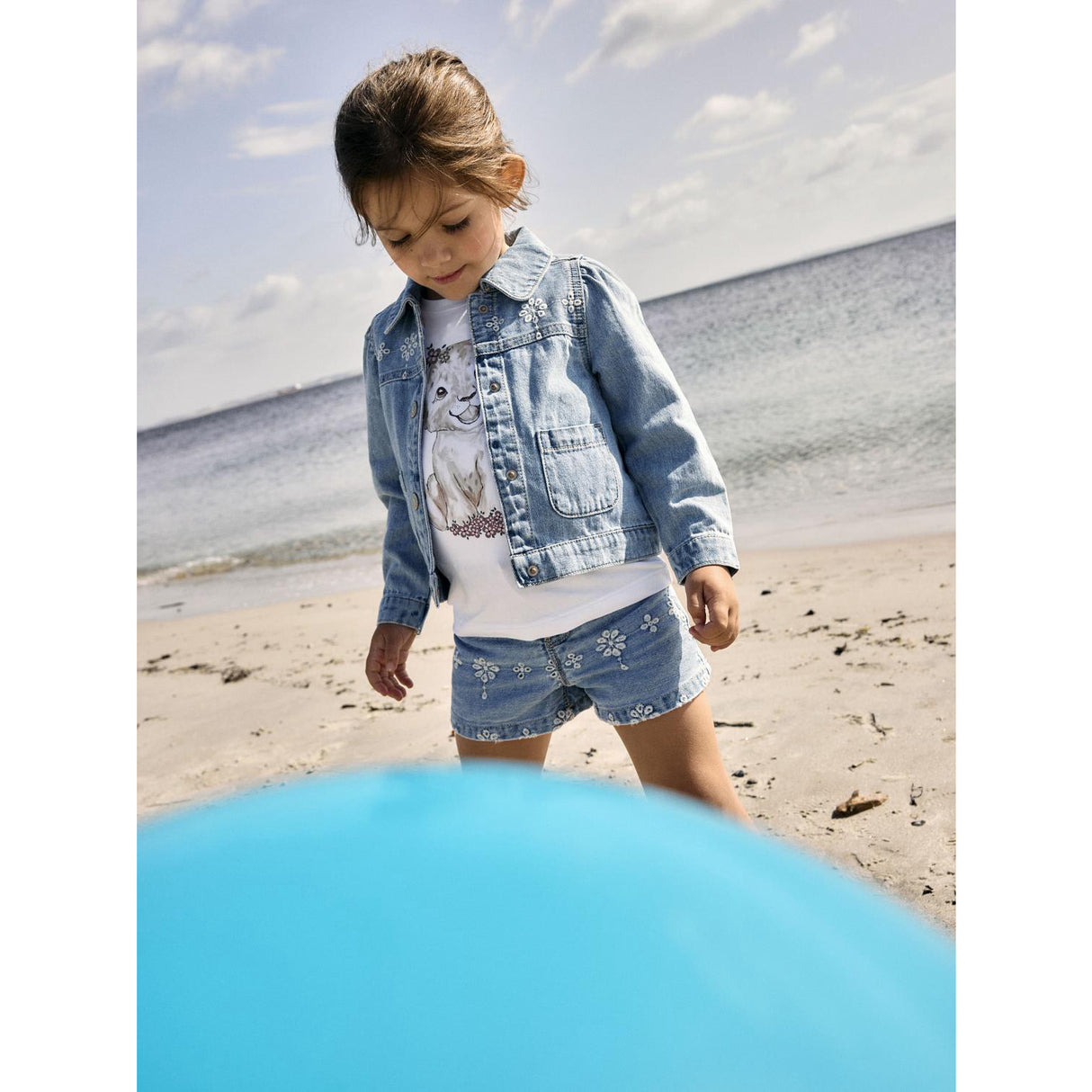 Name It Light Blue Denim Anglaise Nmfharper Dnm Anglaise Jakke 1026-Ov H