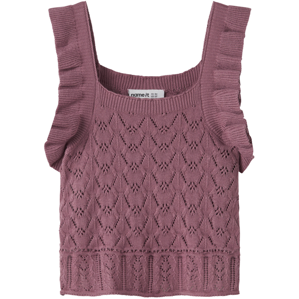 Name It Mesa Rose Nmfholga Sl Strikk Topp