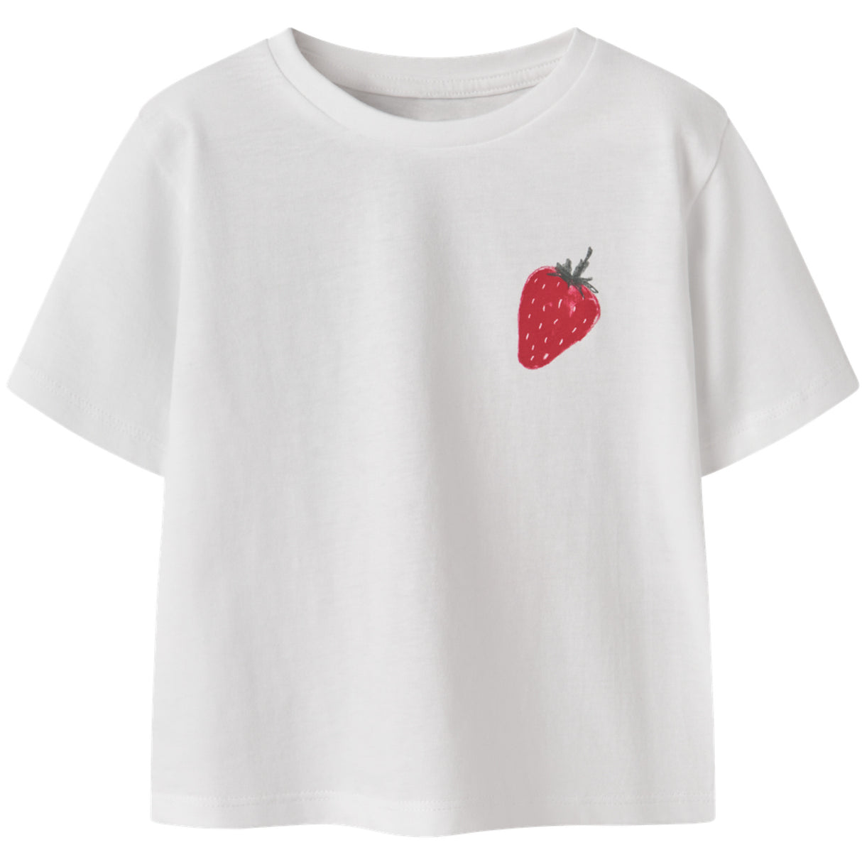 Name It Bright White Nmfjaysline Ss Nreg Topp Box
