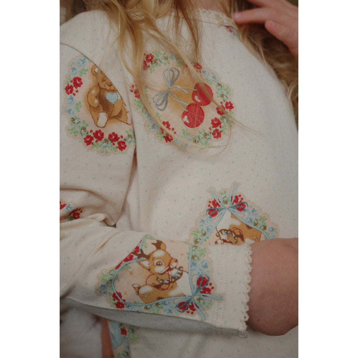 Konges Sløjd Deer Diary Basic Blouse/Pants Sett Gots