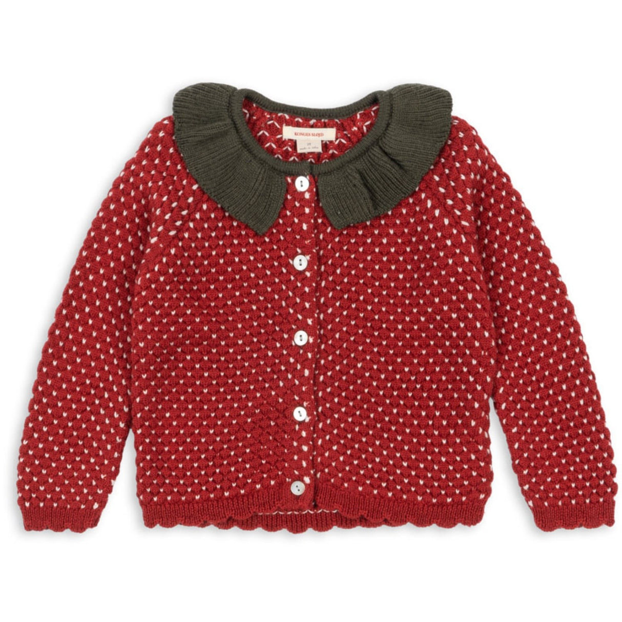 Konges Sløjd Barbados Cherry Strawberry Cardigan