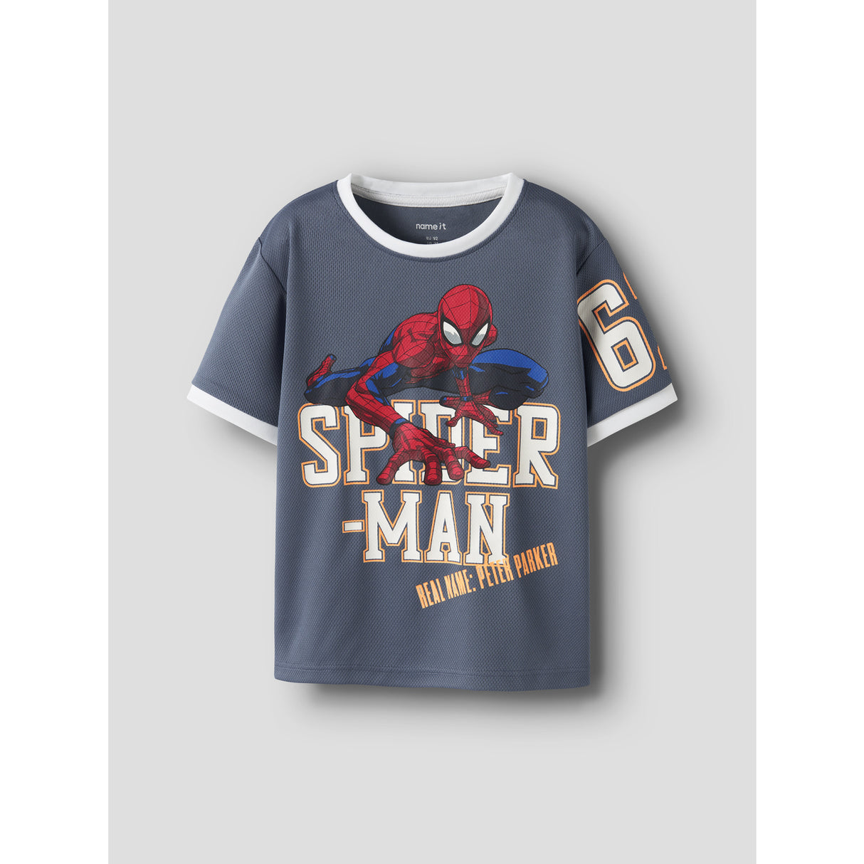 Name It Vintage Indigo Nmmanri Spider Nreg Ss Poly Topp Mar