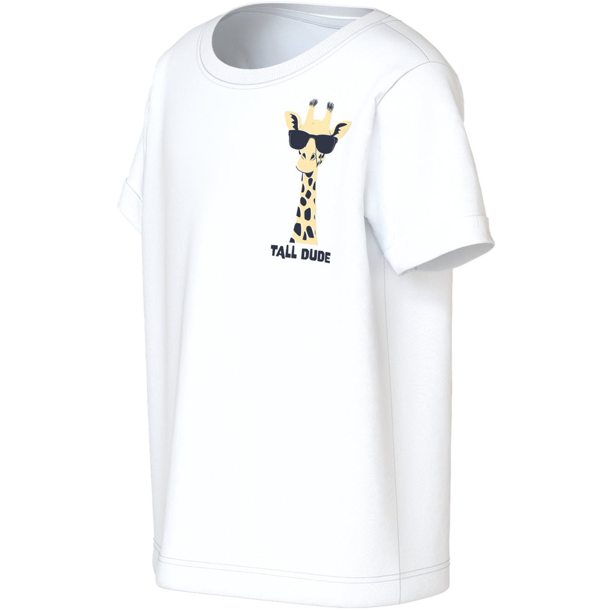 Name It Bright White Giraffe Nmmvux Ss Topp