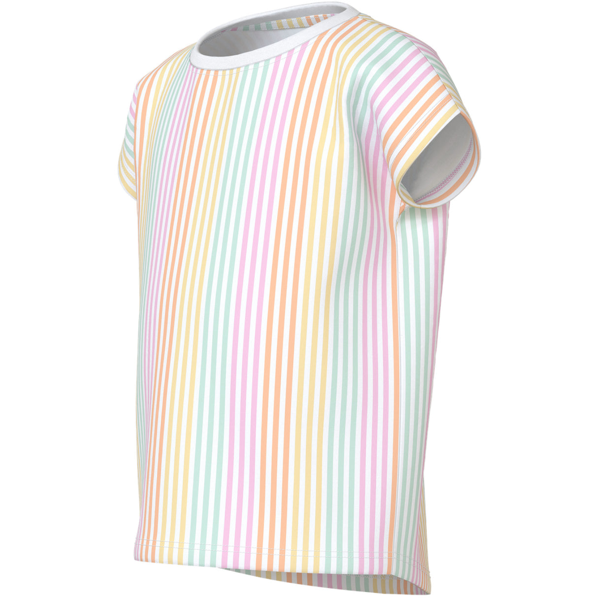 Name It Bright White Cool Stripe Nmfvigga Capsl Topp