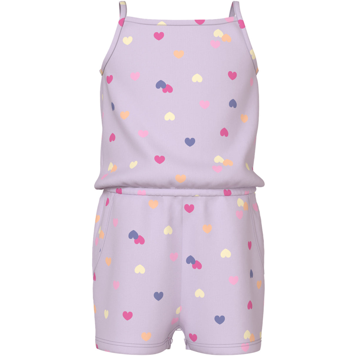 Name It Lavender Fog Colorful Hearts Nmfvigga Stropp Drakt