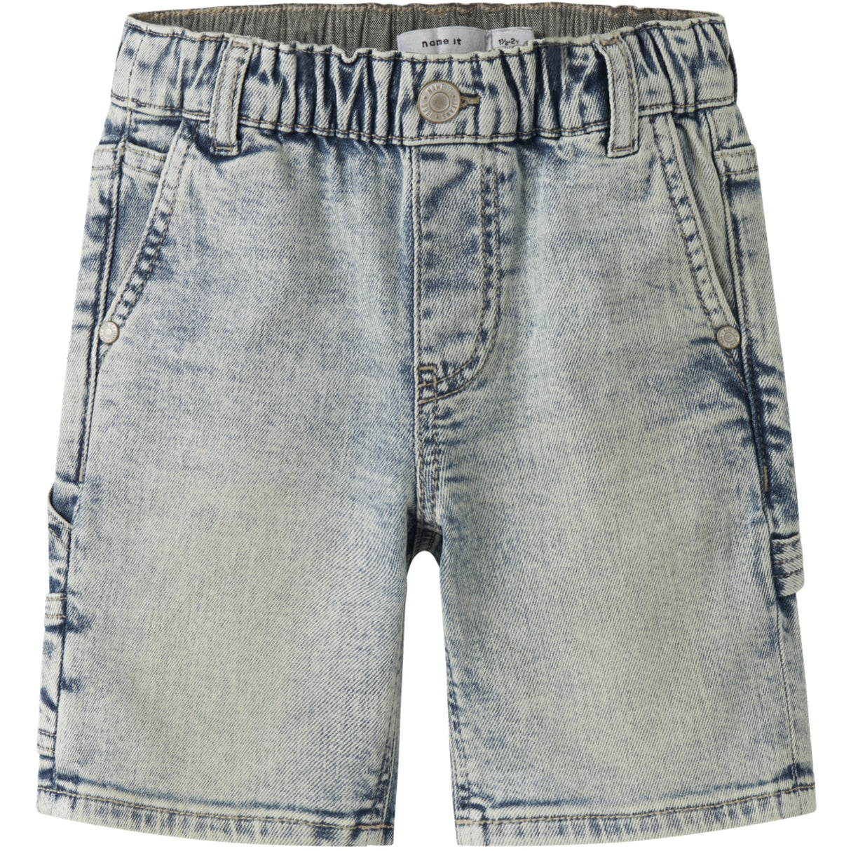 Name It Vintage Medium Blue Denim Nmmben Loose Dnm Bermuda 8620-Bc Noos