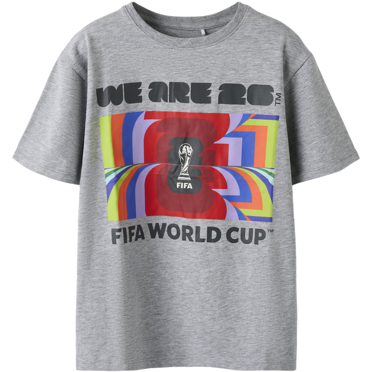 Name It Grey Melange Nkmmacs Fifa Ss Nreg Topp Box Ous