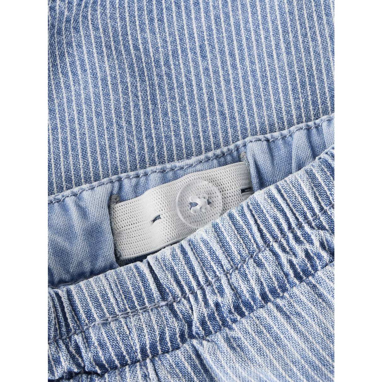 Name It Light Blue Denim Nbmryan Stripe Dnm L Shorts 1910-Ip H