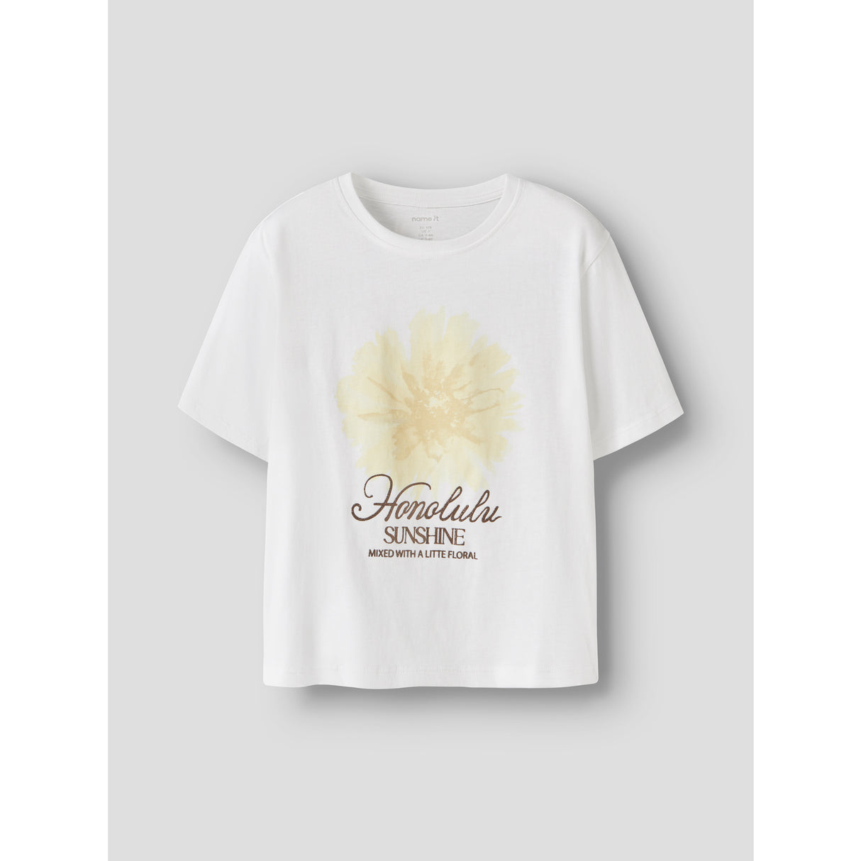 Name It Bright White Nkfhadia Ss Nreg Topp Box