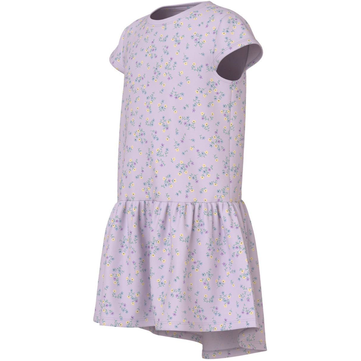 Name It Lavender Fog Little Flower Nkfvigga Capsl Kjole