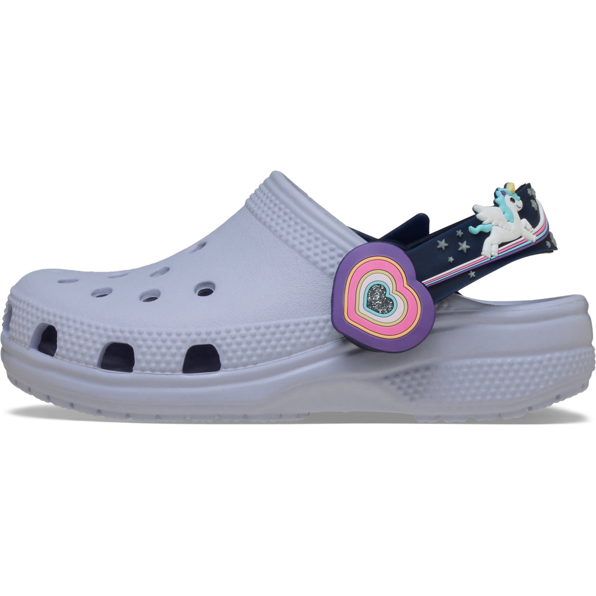 Crocs Frosted Grape Classic Imagination Lights Backstrap Clog