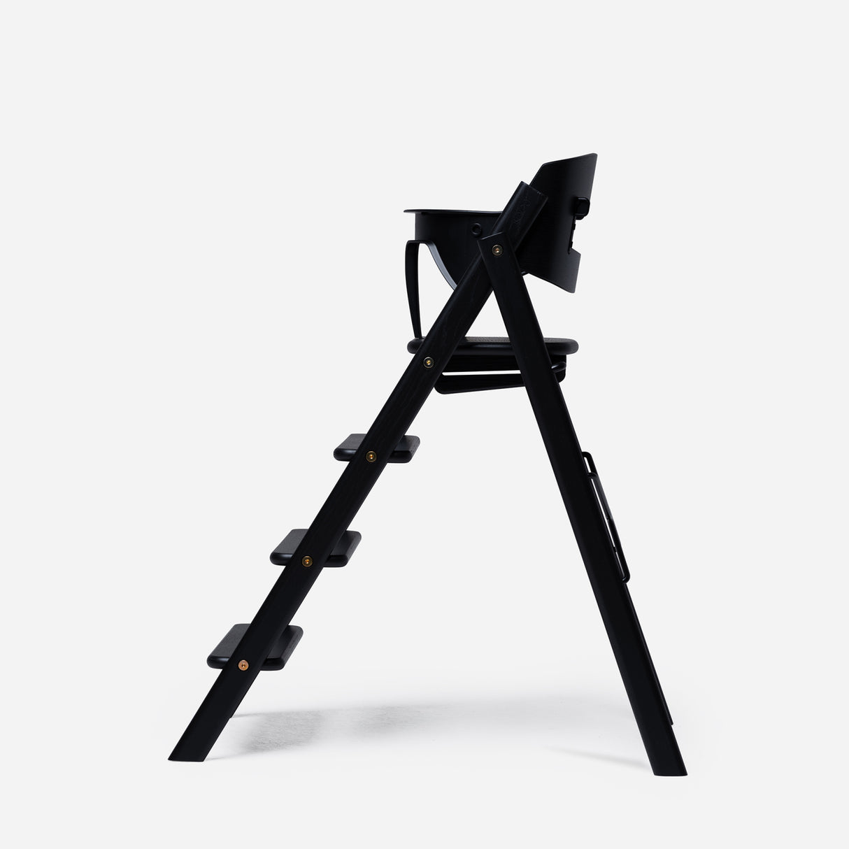 KAOS Charcoal Black Klapp High Stol Recycled Med KLAPP® Safety Rail & Tray Bundle