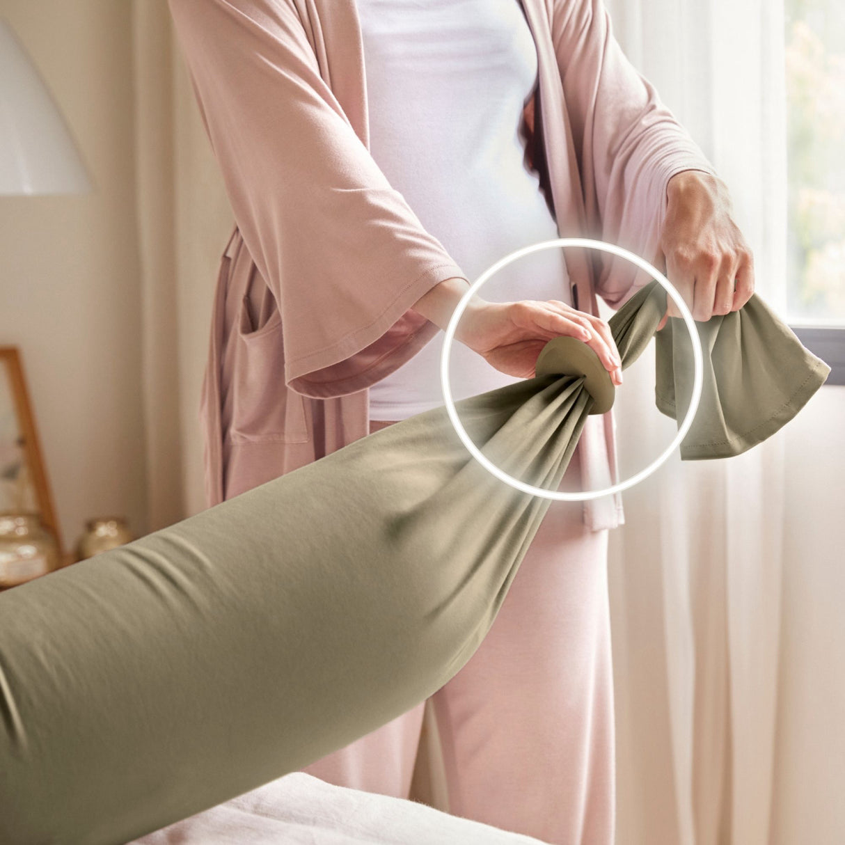 bbhugme Olive/Black Pregnancy Pute