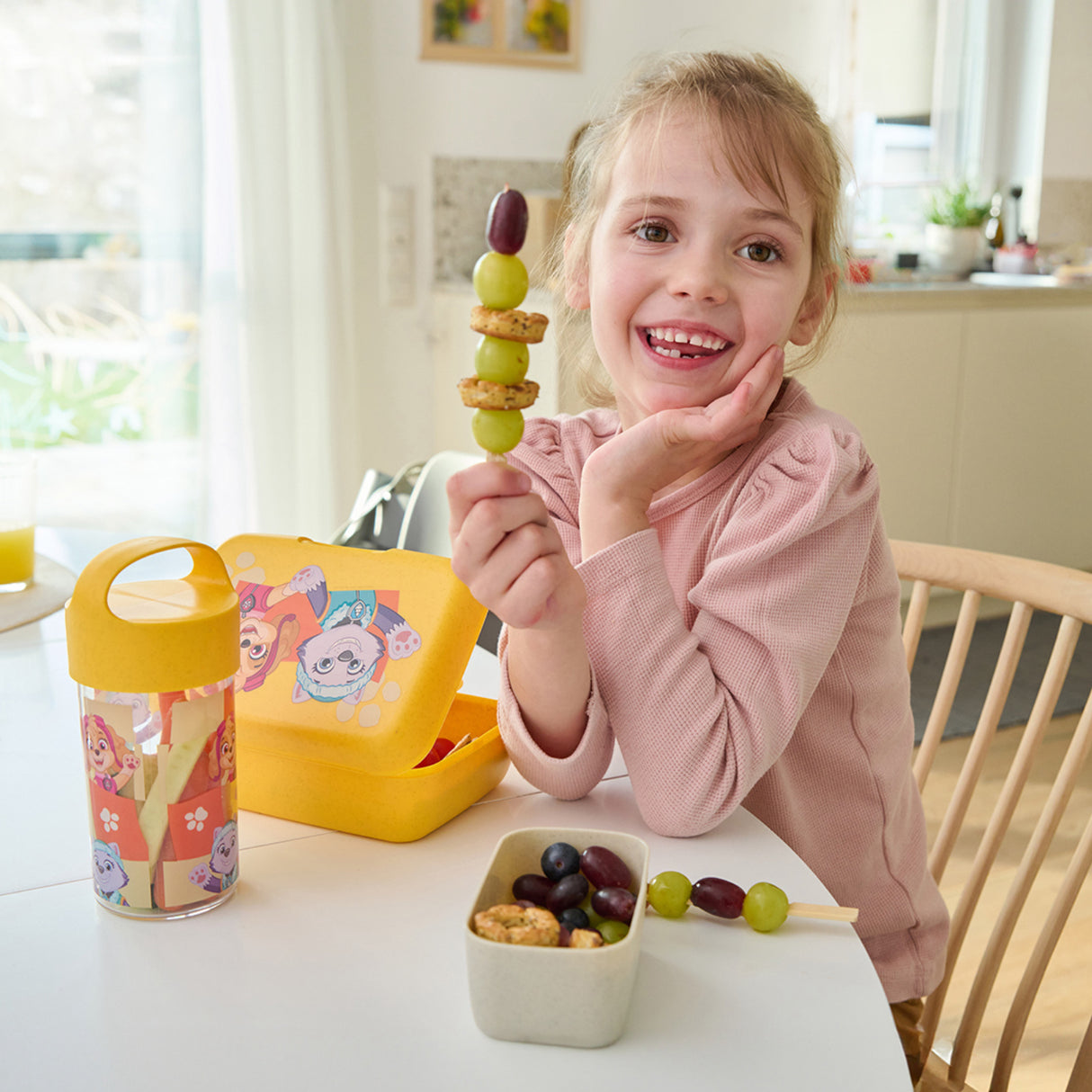 Koziol Organic Honey Yellow Lunch Box Med Separation Skål Candy L Grow Paw Patrol