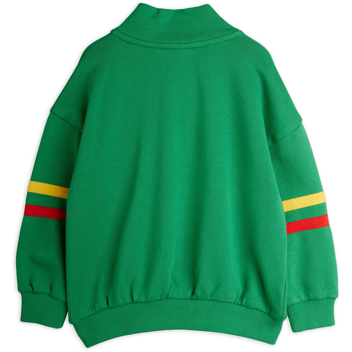 Mini Rodini Green E.T Emb Halfzip Collegegenser