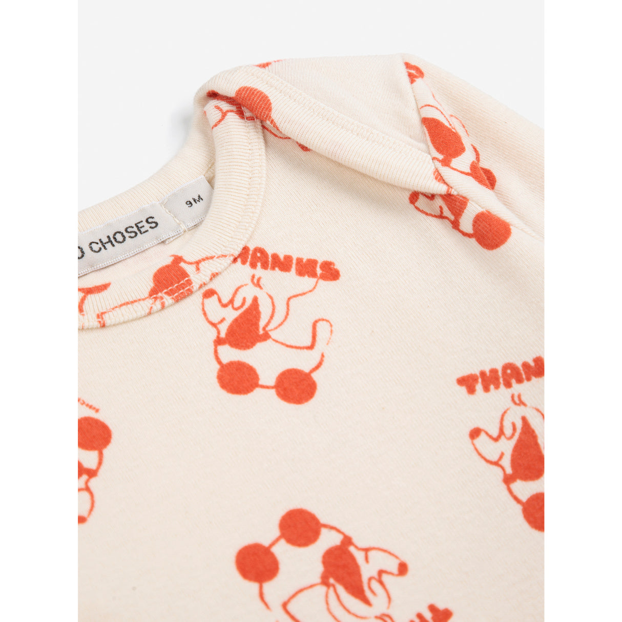 Bobo Choses Offwhite Rolling Dog All Over Overall