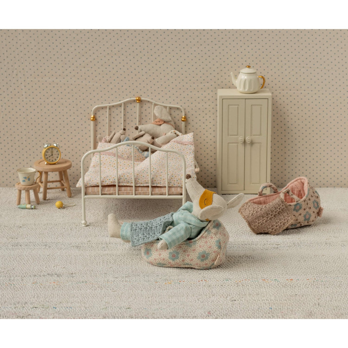 Maileg Babylift, Baby Mus - Rosa