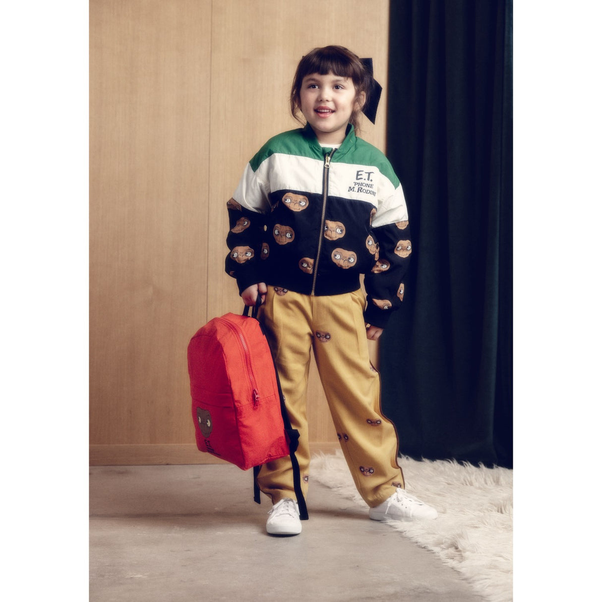 Mini Rodini Green E.T. Baseball Jakke