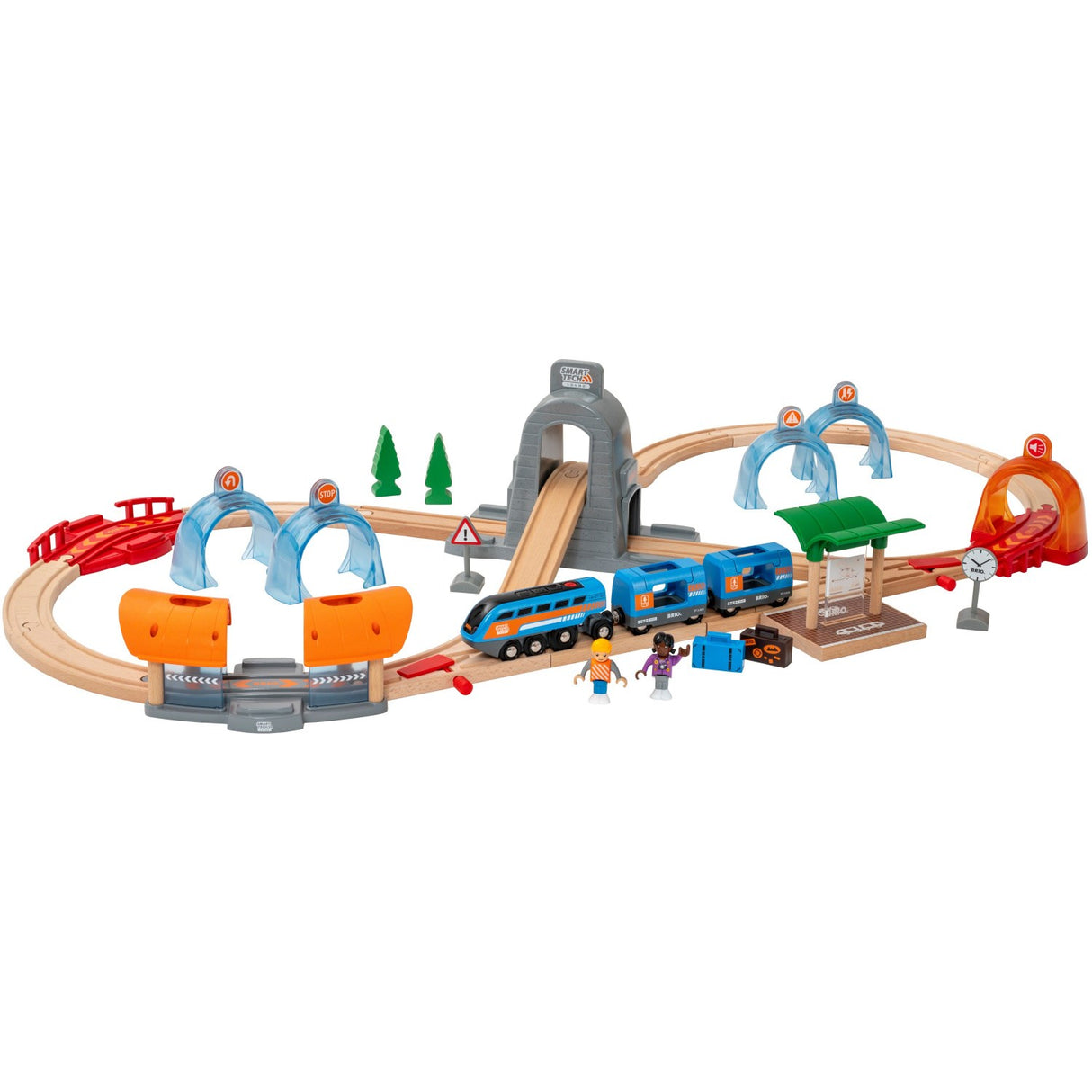BRIO® 33972 Smart Tech Sound Action Tunnel Rejsesæt