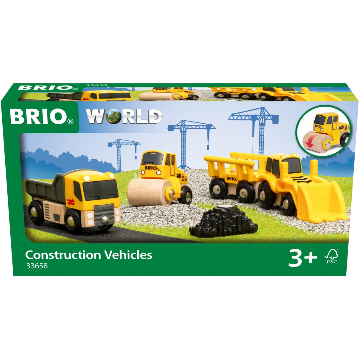 BRIO® 33658 Byggekøretøjer
