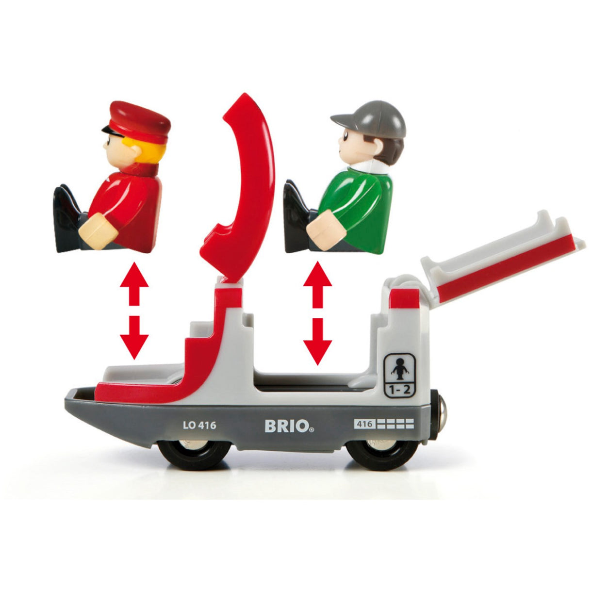 BRIO® 33512 Togbane, Stor, På Rejse