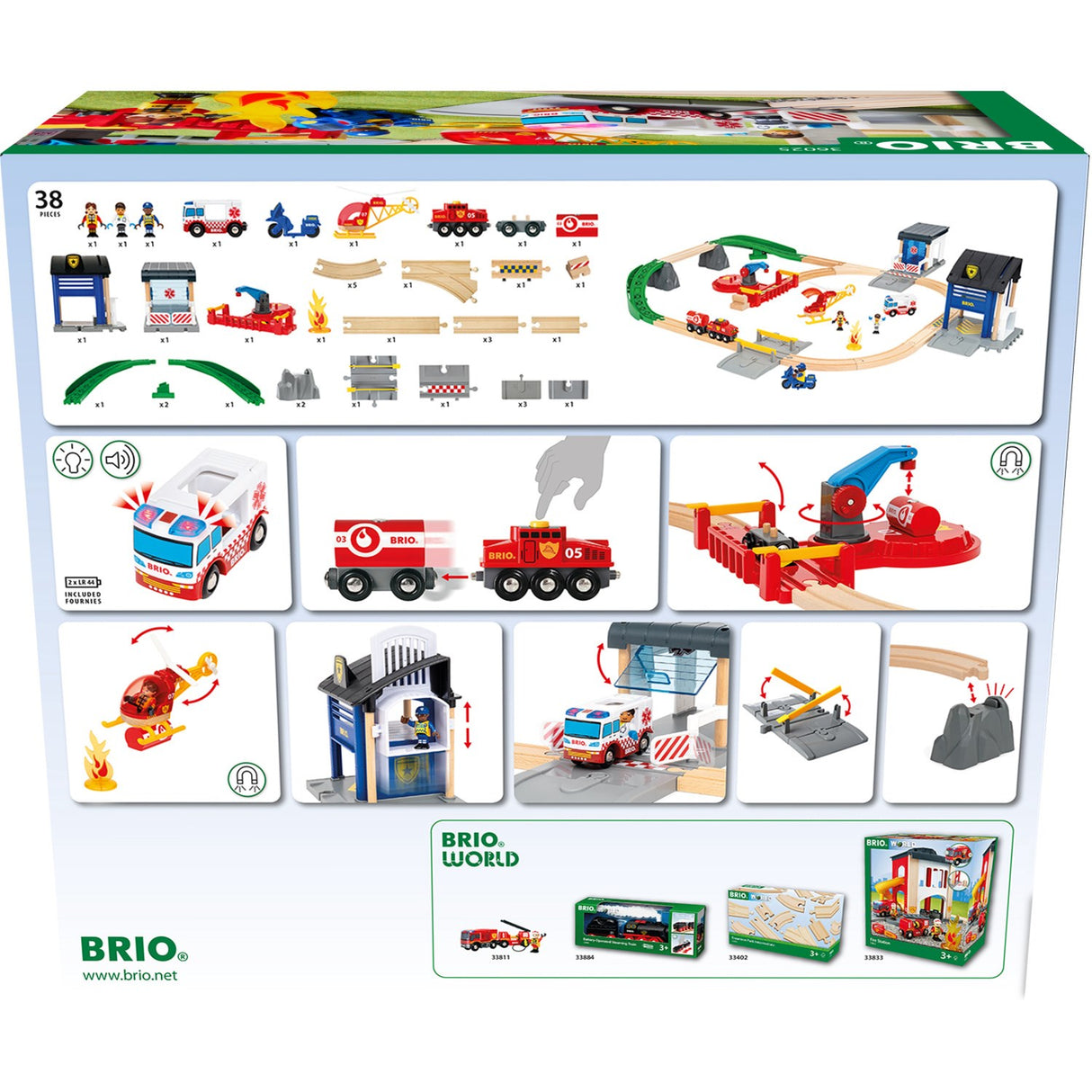 BRIO® 36025 Rescue Team Togsæt