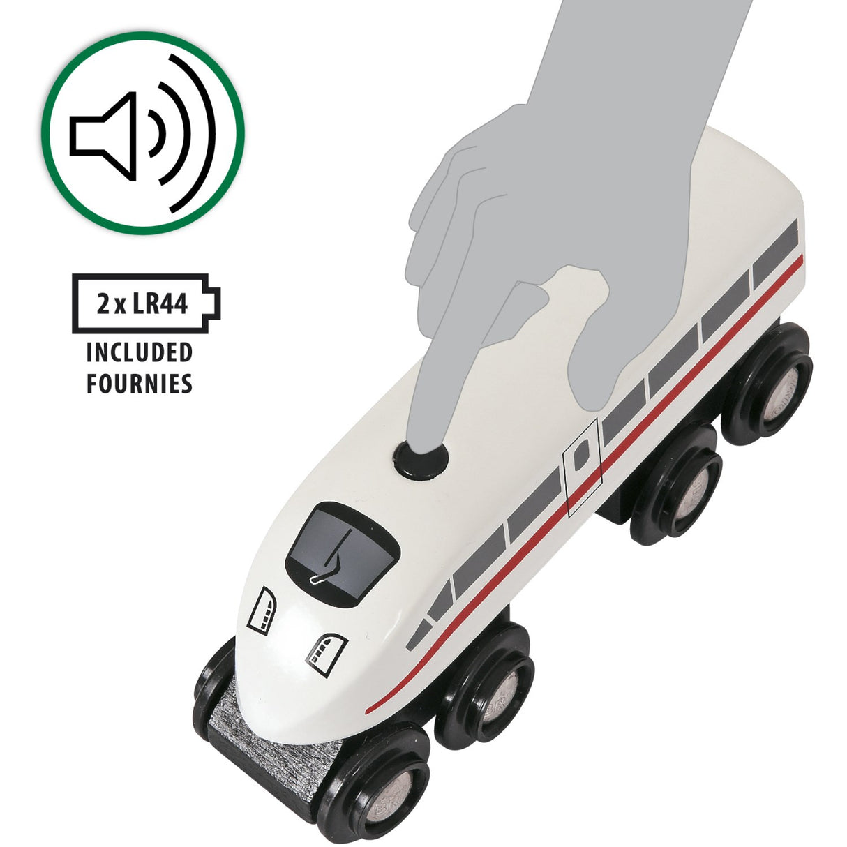 BRIO® 33748 Højhastighedstog Med Lyd