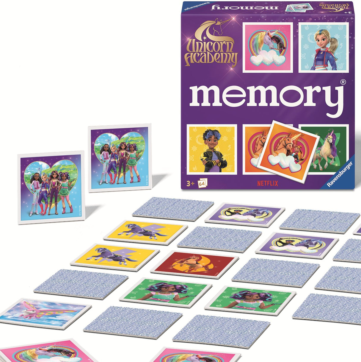 Ravensburger Unicorn Academy Memory® - Minnespill