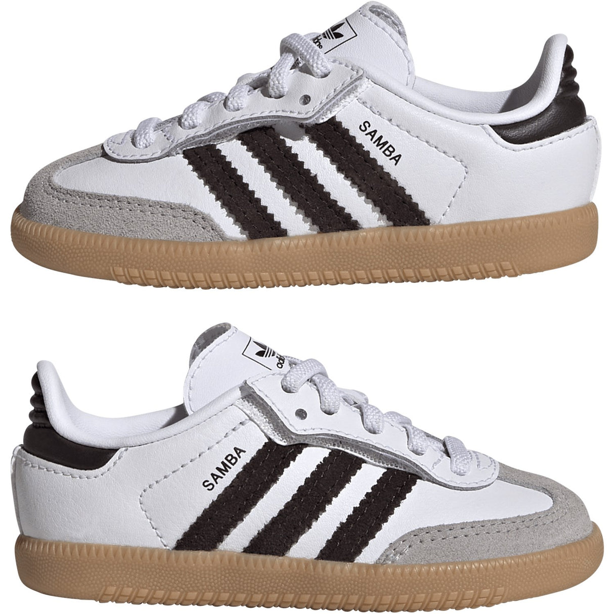 adidas Originals Ftwr White/Aurora Coffee/Gum 3 Samba Og Cf El I Sneakers