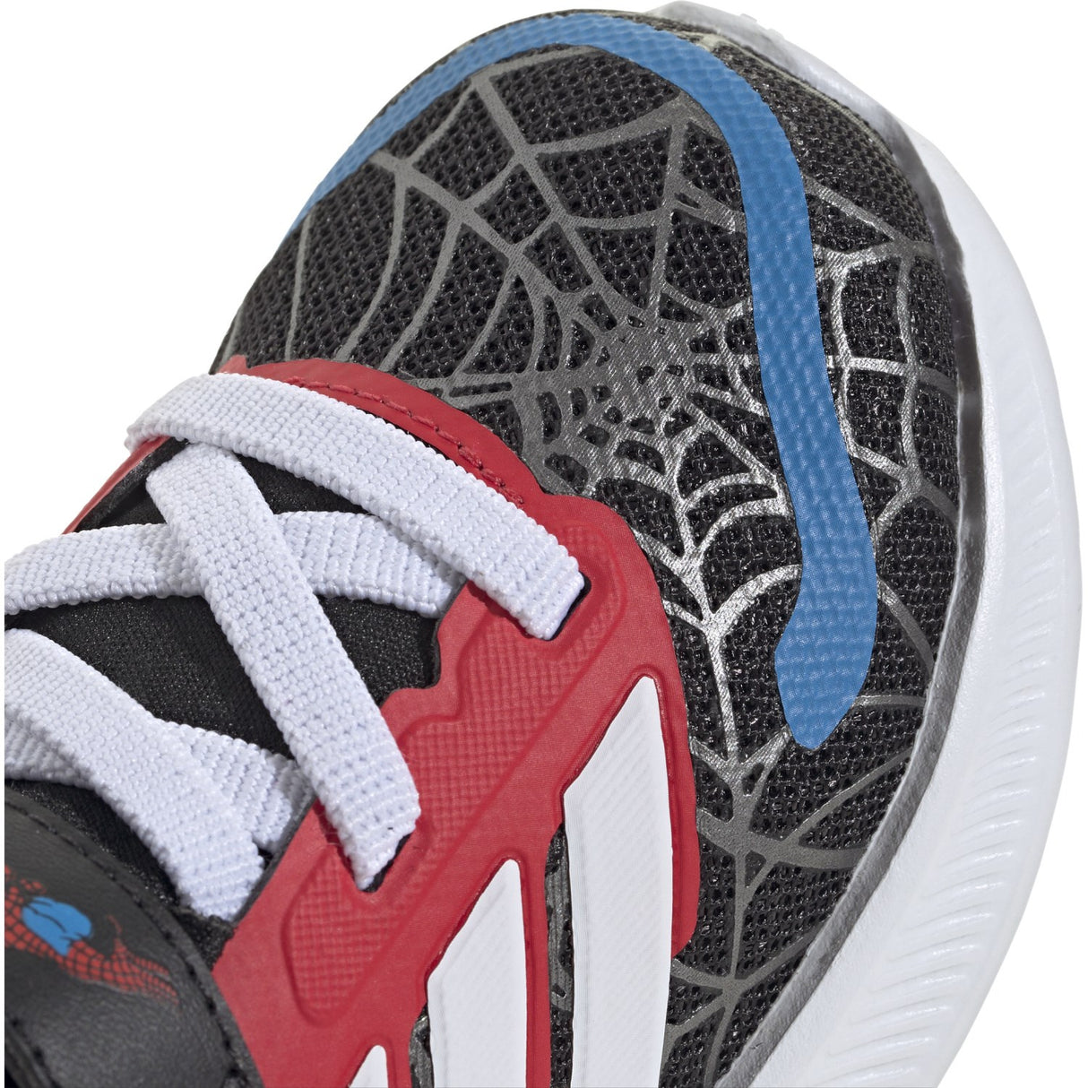 adidas Originals Core Black/Ftwr White/Pure Ruby Runfalcon Spider-Man El I Sneakers