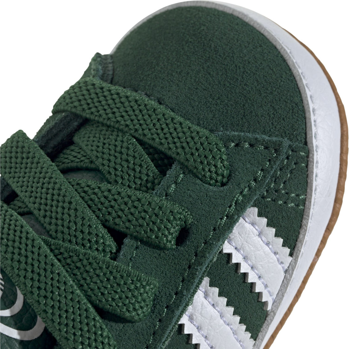 adidas Originals Dark Green/Ftwr White/Gum 2 Campus 00S Crib Sneakers