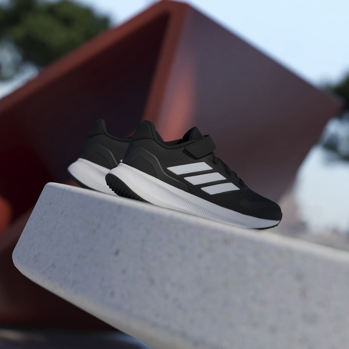 adidas Originals Core Black/Ftwr White/Ftwr White Runfalcon 5 El C Sneakers