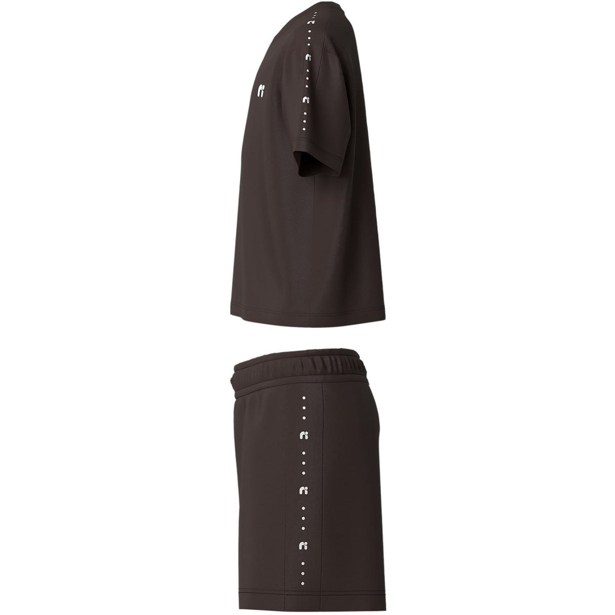 Name It Chocolate Martini Nkndemu Ss Nreg Shorts Sett